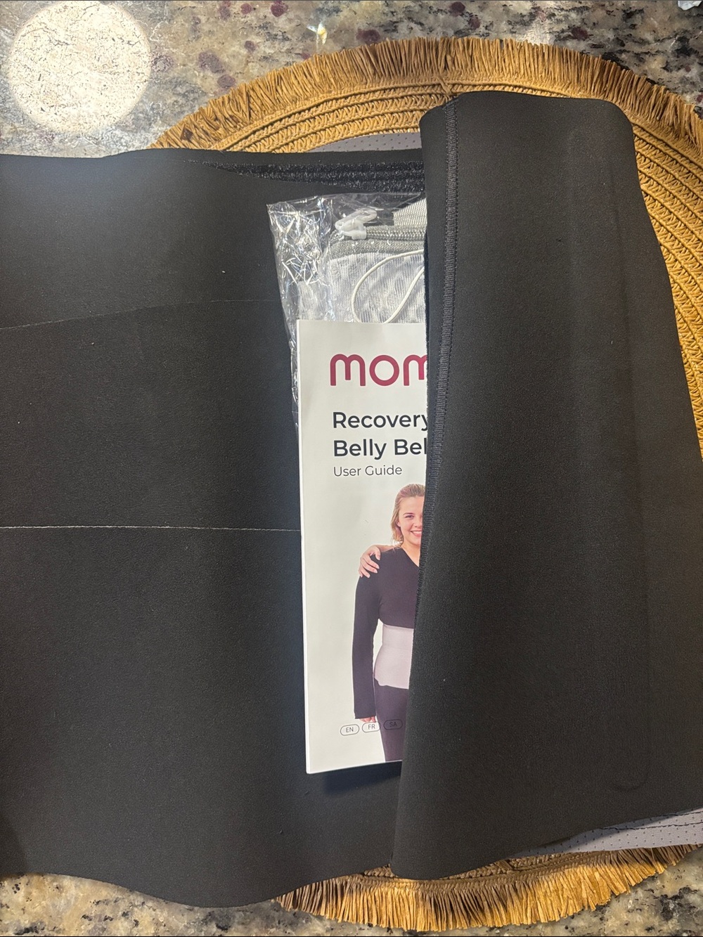 Momcozy Postpartum Belly Wrap - black XL NEVER USED. - Picture 3 of 3